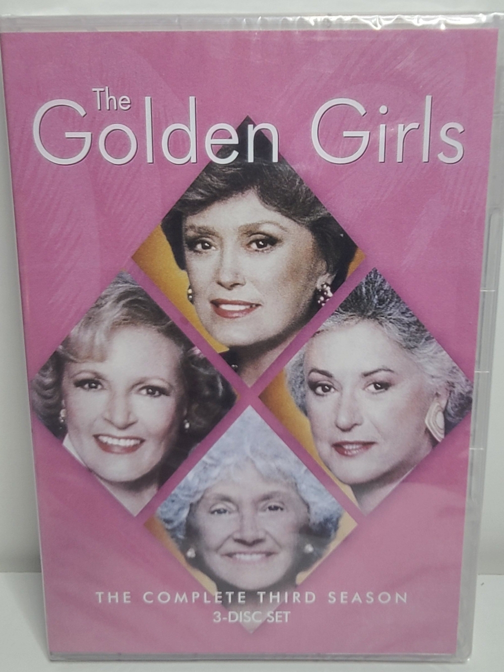 AB Studio Pink and White Golden Girls DVD Back Cover Art